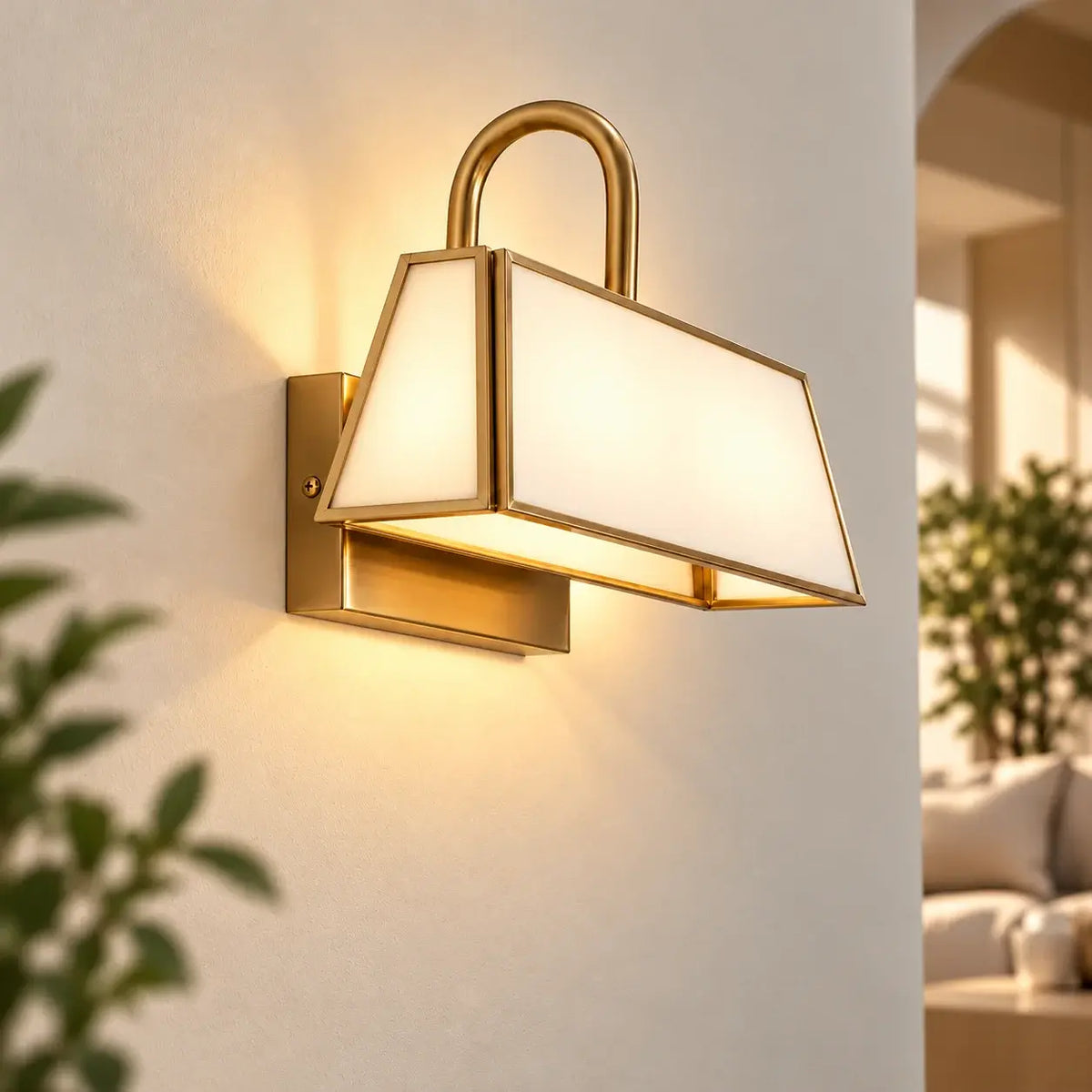 Elegant Taper Strip LED Wall Lamp illuminating luxury spaces with modern, sleek lighting design and refined ambiance.