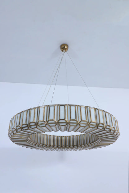 Embossed Ring Chandelier