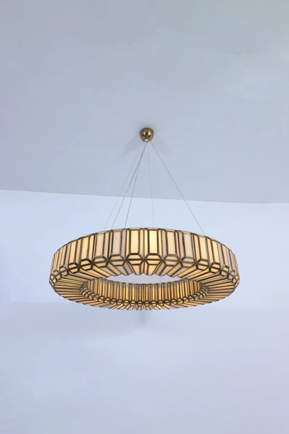 Embossed Ring Chandelier