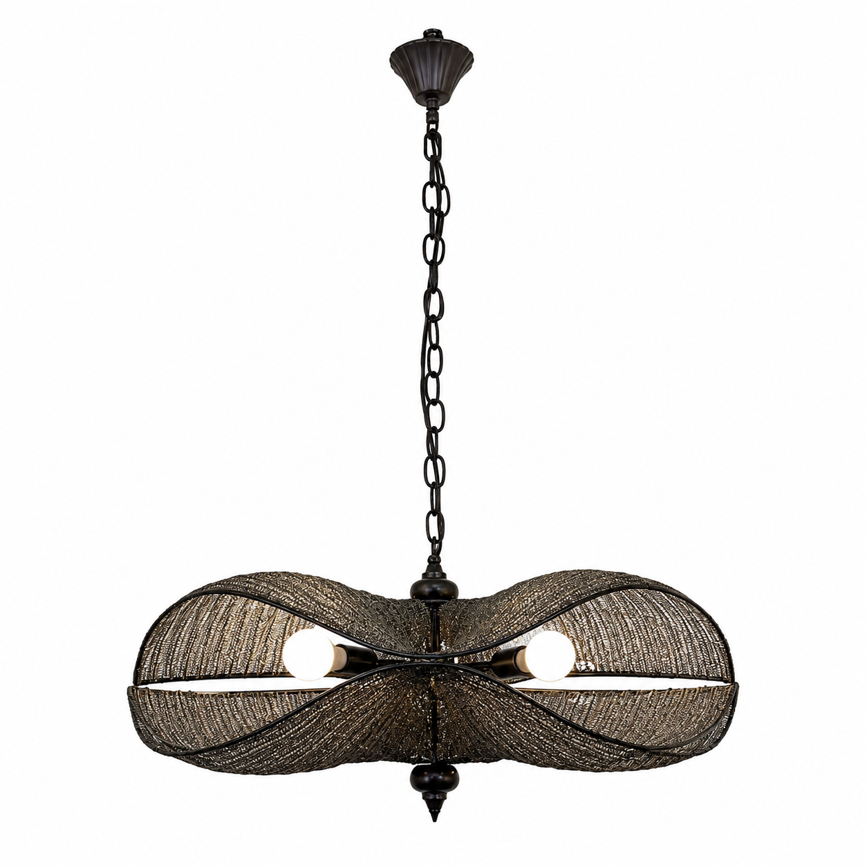 Iron Mesh 5 Lights Chandelier