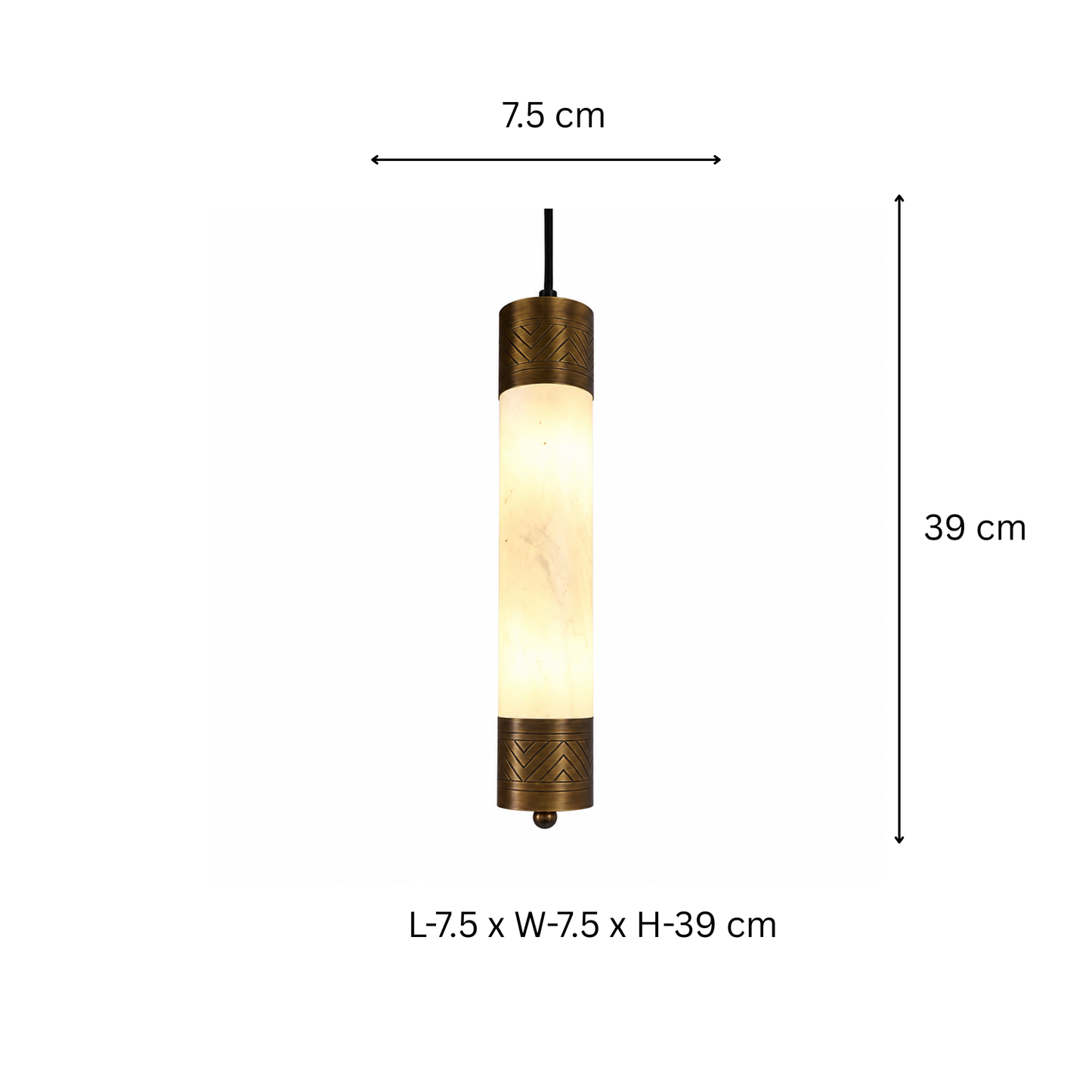 Alabester Marble Pendant Light