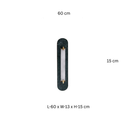 Modern Marble & Brass Wall Lamp