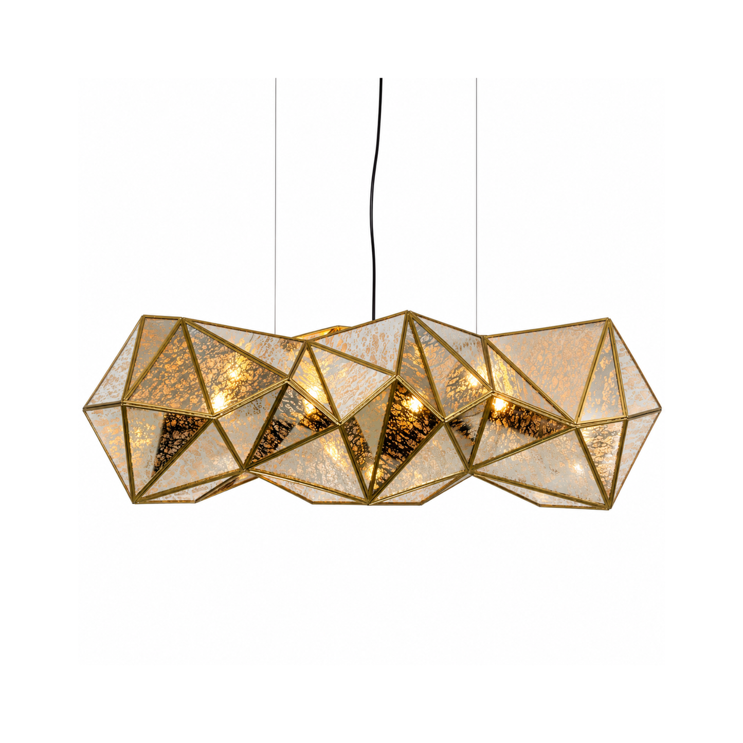 Bumpy Rectangle Chandelier