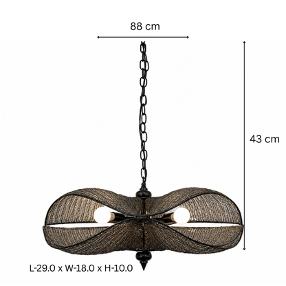 Iron Mesh 5 Lights Chandelier