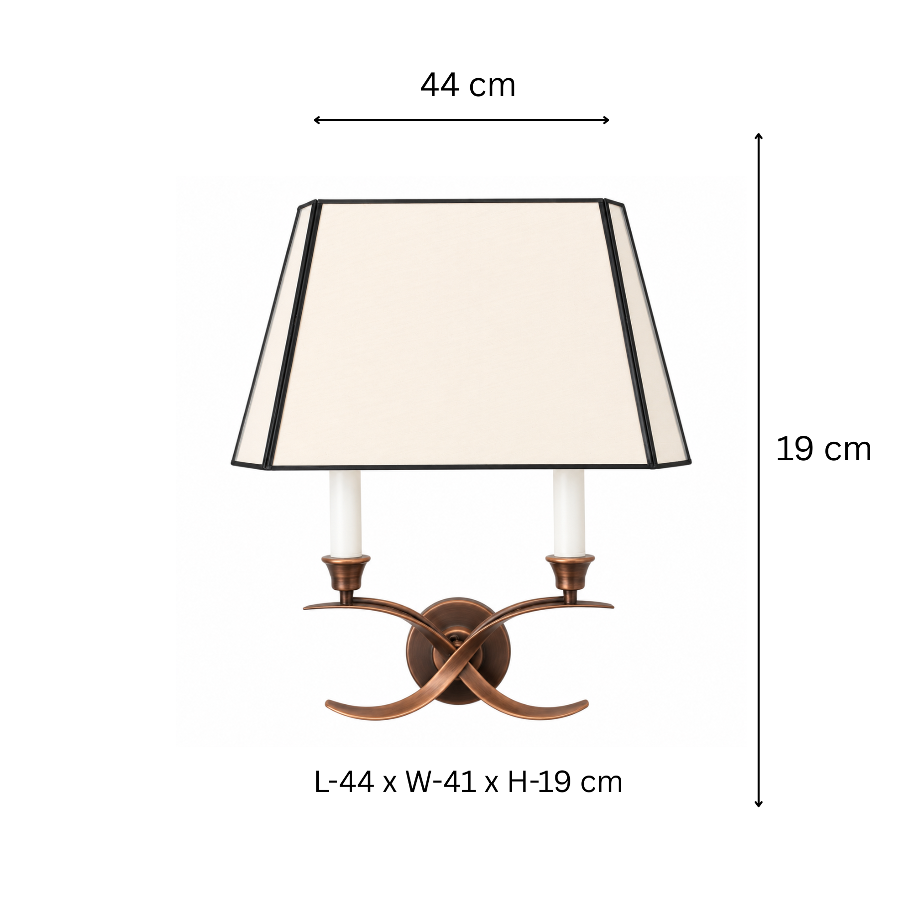 Glass Shade Wall Lamp