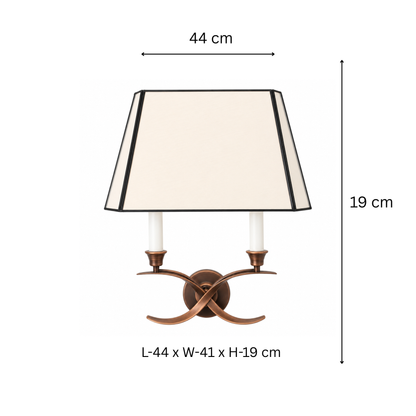 Glass Shade Wall Lamp