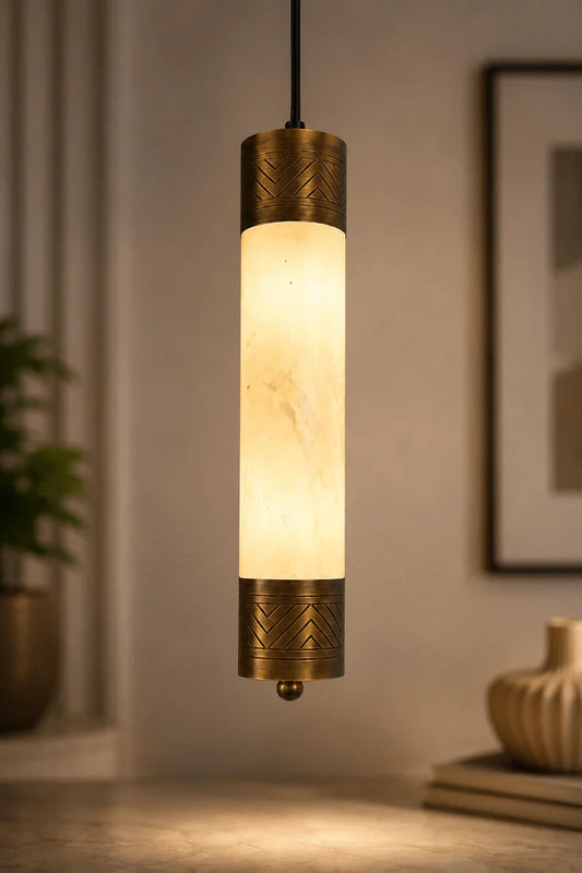 Alabester Marble Pendant Light