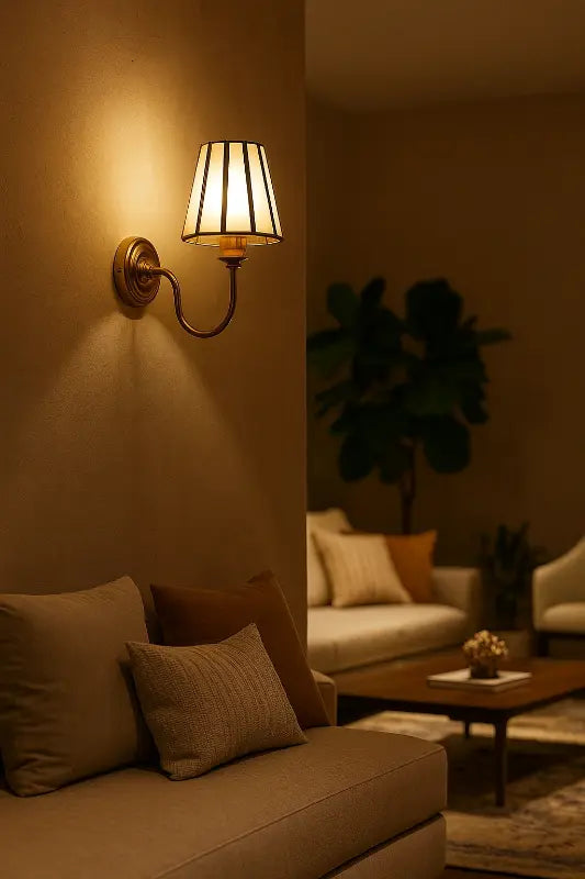 Frost Glass Shade Wall Lamp - ILLUMEA