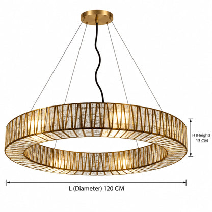 Luxury Modern Circular Pendant Chandelier with Tapered Ring Design for Contemporary Home Décor – ILLUMEA