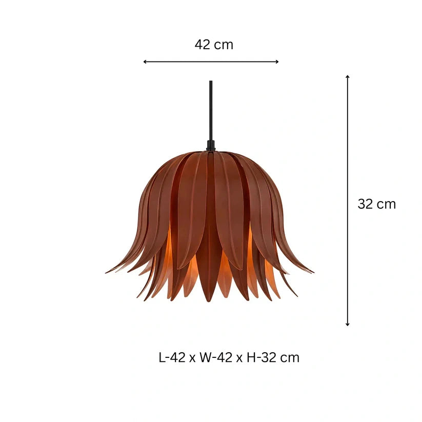 Iron Leaf Pendant Light  a
