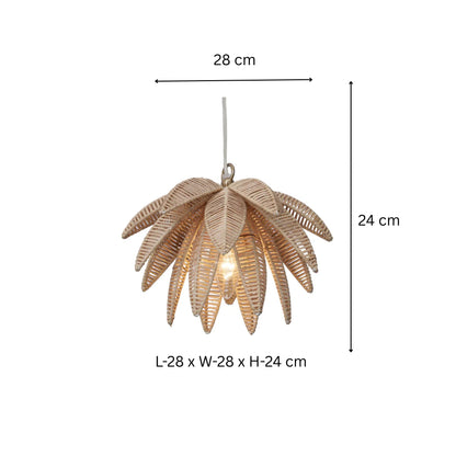 Iron Rattan Pendant Lamp