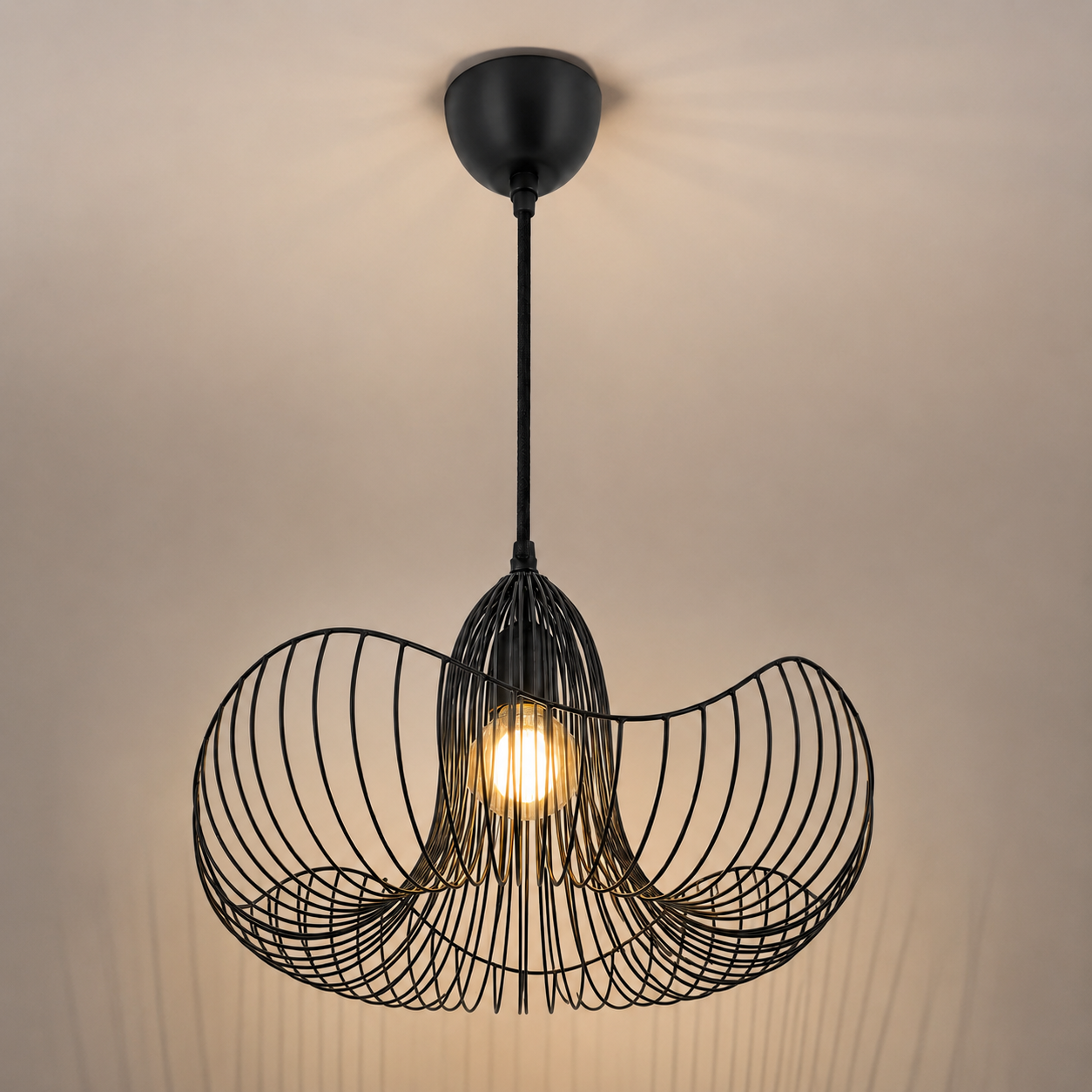 Iron Wire Pendant