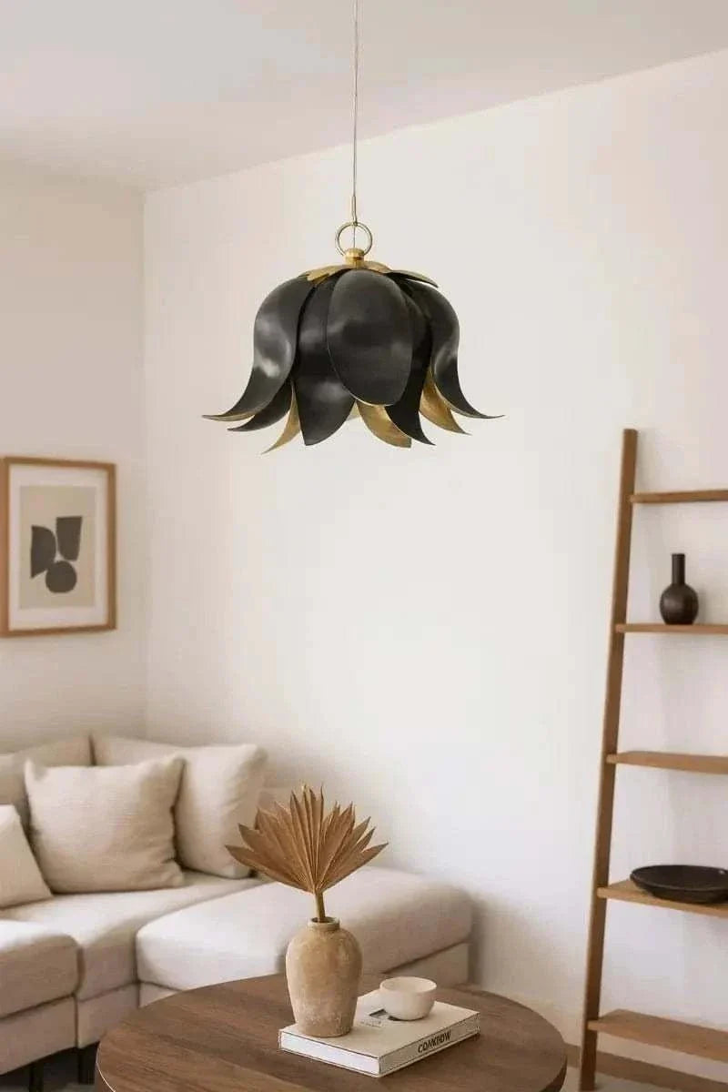 Beautiful Lotus Pendant Hanging Light Designed for Elegant Residential and Hospitality Interiors – ILLUMEA