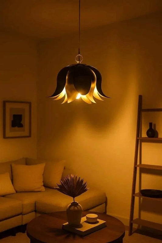 Lotus Flower Hanging Lamp with Elegant Floral Design for Luxury Home Interiors – ILLUMEA