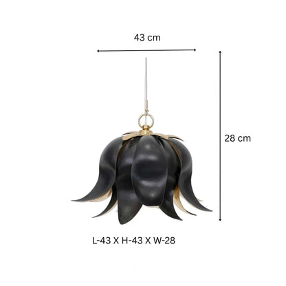 Decorative Lotus Flower Pendant Light Creating Warm Ambient Illumination for Modern Interiors