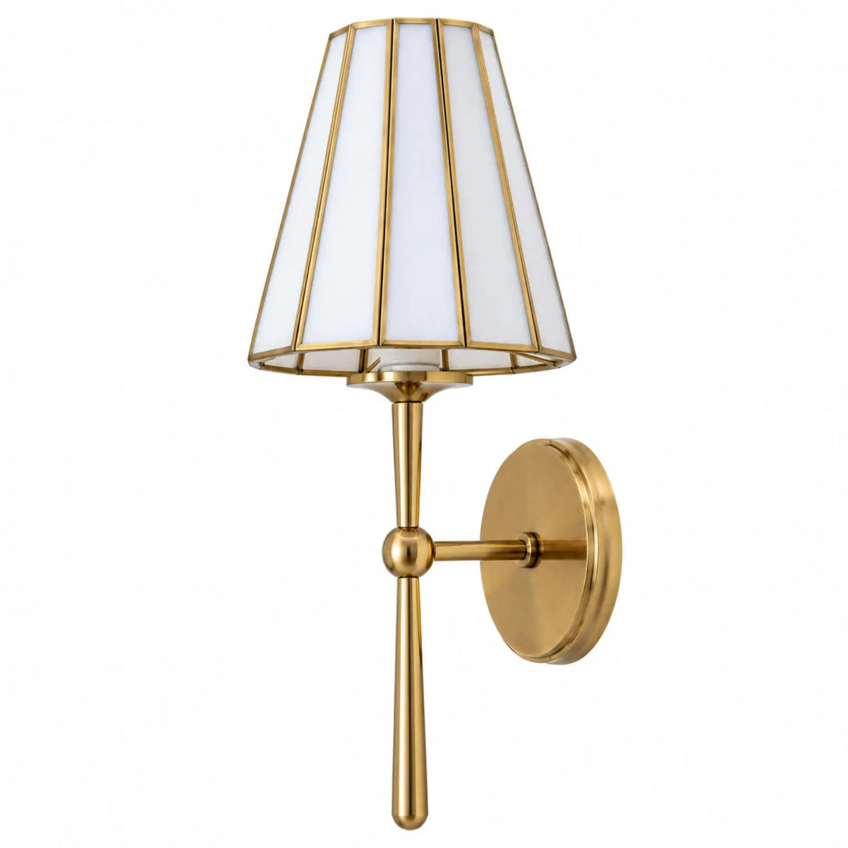 Elegant Taper Strip Wall Lamp casting warm ambient light, perfect luxury lighting for modern interiors