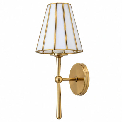Elegant Taper Strip Wall Lamp casting warm ambient light, perfect luxury lighting for modern interiors