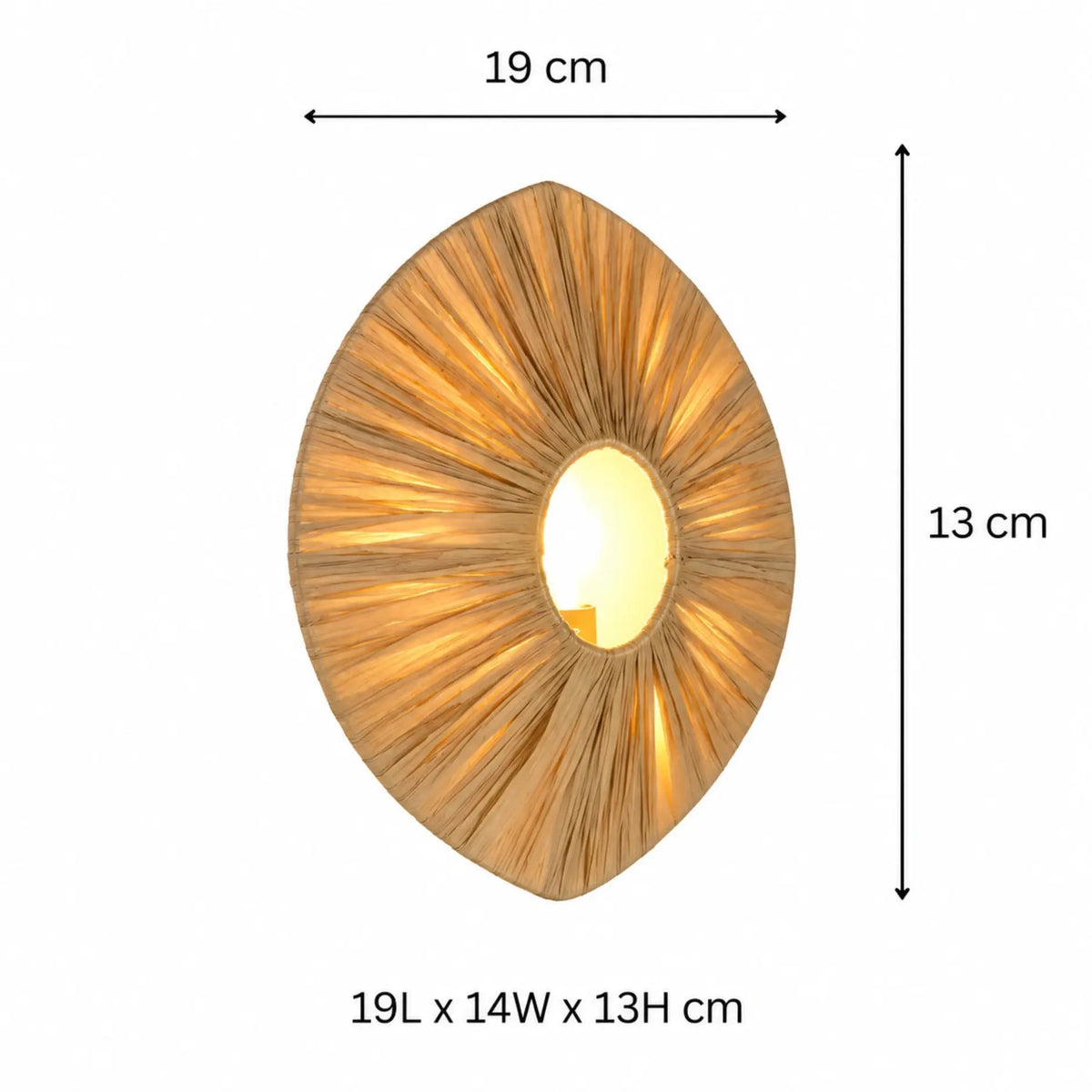 Luxury Rafia and Brass Wall Sconce – warm decorative lighting for modern homes, hotels and hospitality spaces