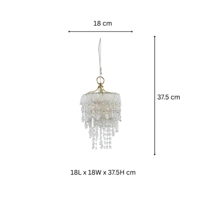 Nora Clear Mini Chandelier