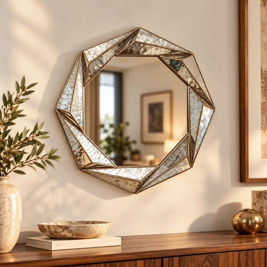 Octo Wall Mirror for Home Decor - ILLUMEA
