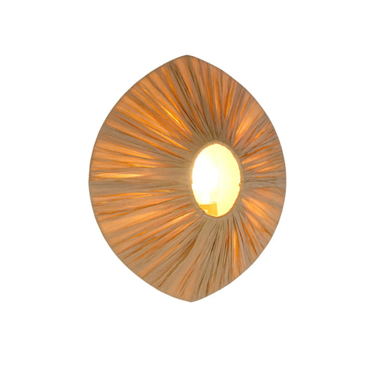Rafia Brass Wall Lamp