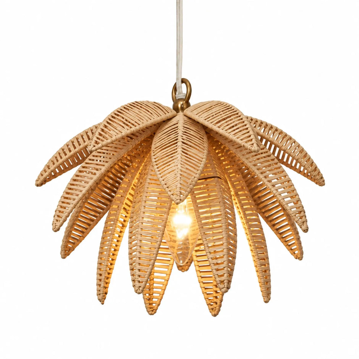 Rattan Pendant Light for Living Room and Dining Room – ILLUMEA