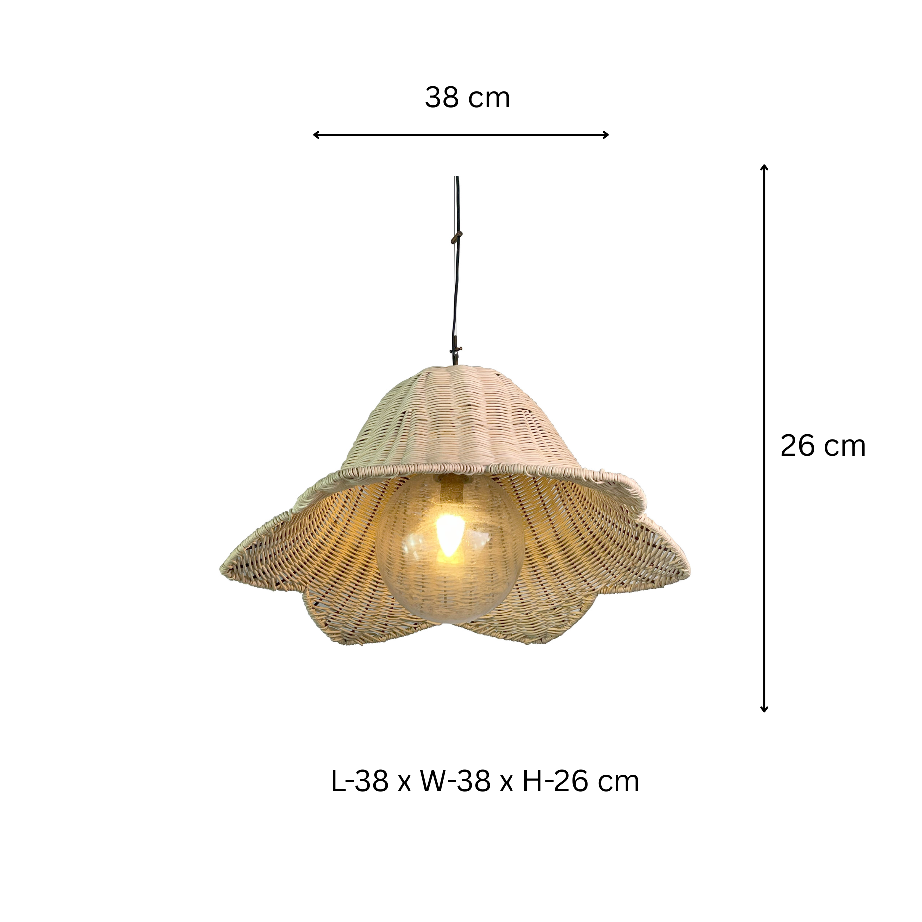 Rattan Pendant Hanging Light