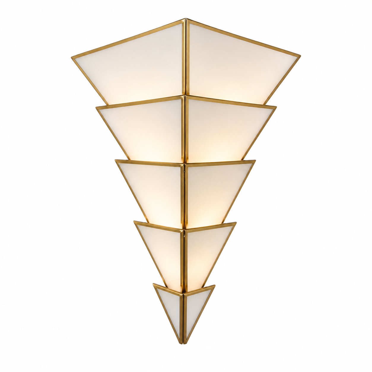 Tapered Glass Wall Lamp 