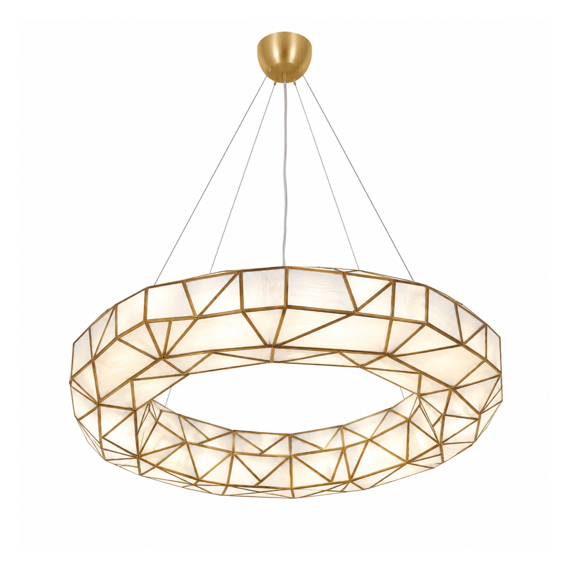 Triangle Glass Chandelier 