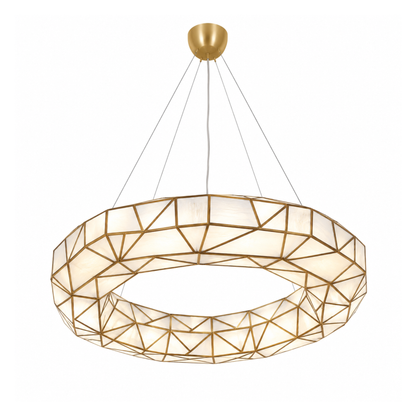 Triangle Glass Chandelier 