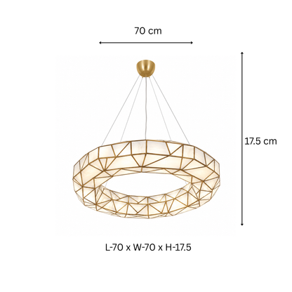 Triangle Glass Chandeliers