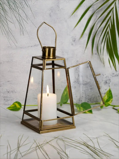Antique Glass Lantern | Hanging Lantern Lamp