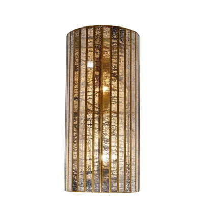Brass Luxury Wall Lamp with Silver Antique Glass | ILLUMEA - ILLUMEAWall LampLarge