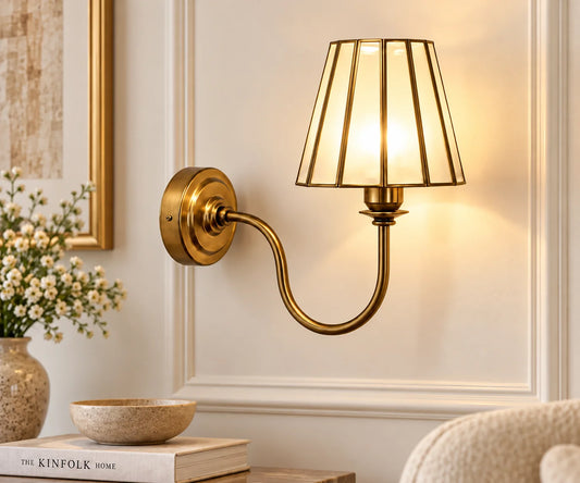 Frost Glass Shade Wall Lamp - ILLUMEA
