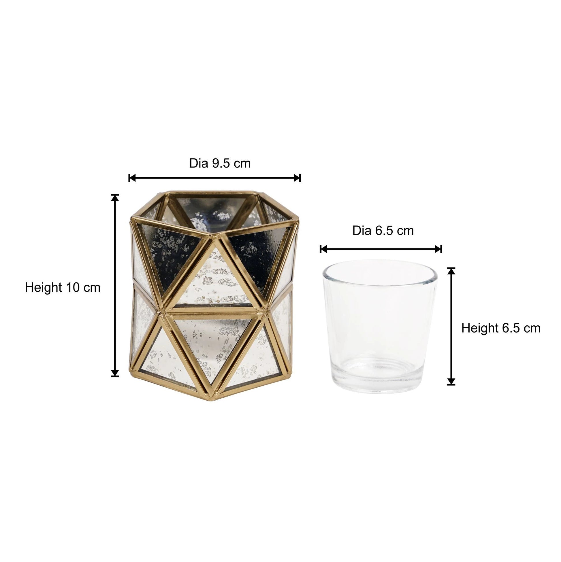 Diamond Tealight Candle Holder