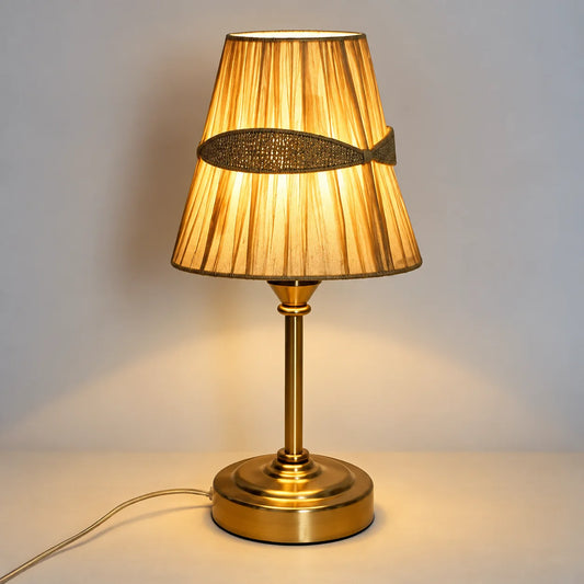 Rafia Shade Table Lamp - ILLUMEA