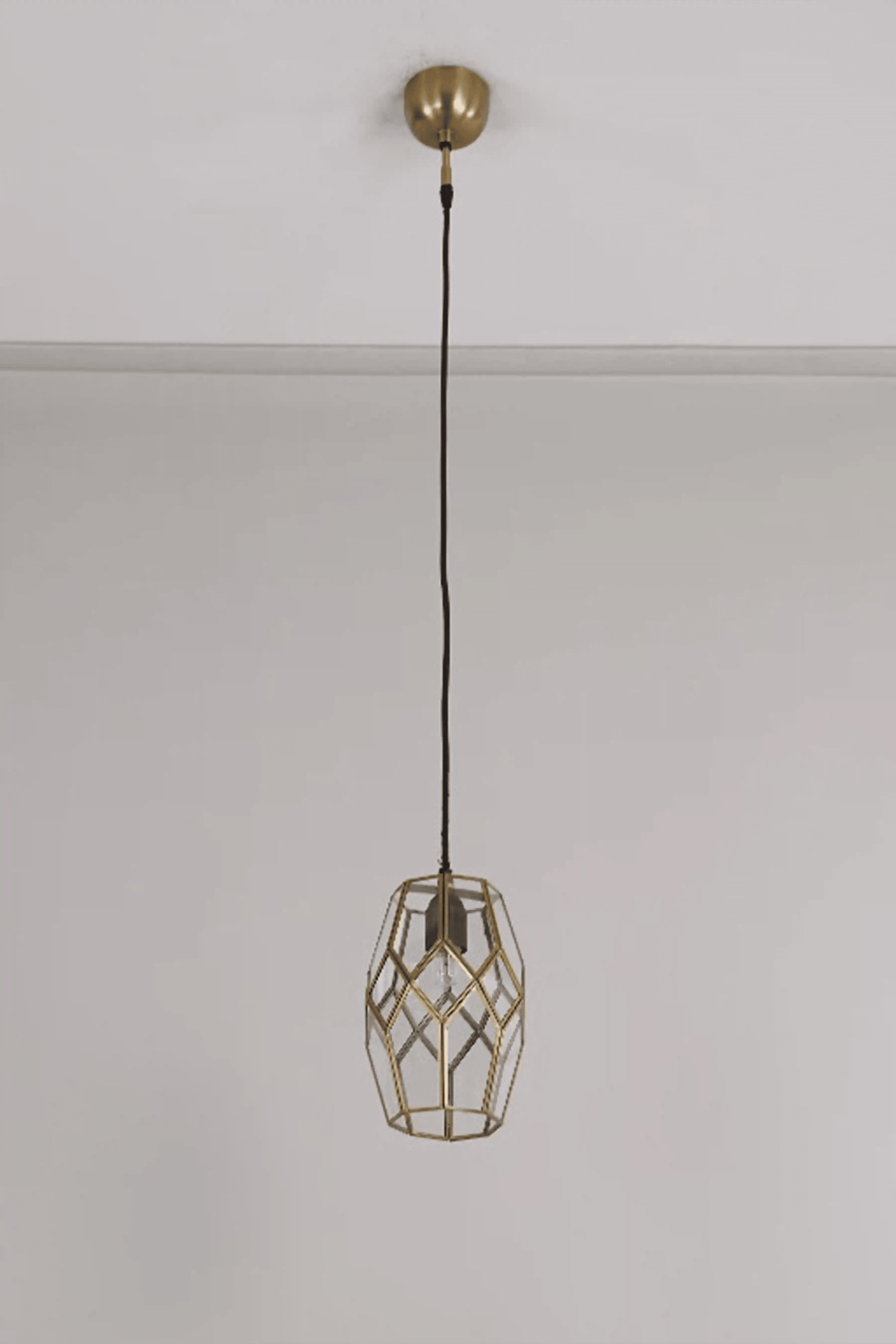 Geometric Honeycomb Clear Glass Pendant - ILLUMEA - ILLUMEALighting