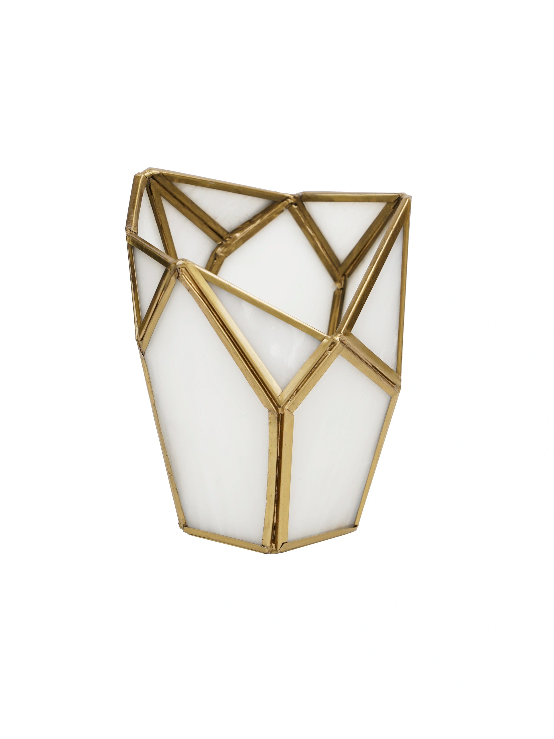 Geometric Tealight Candle Holder White - ILLUMEA - ILLUMEATea light