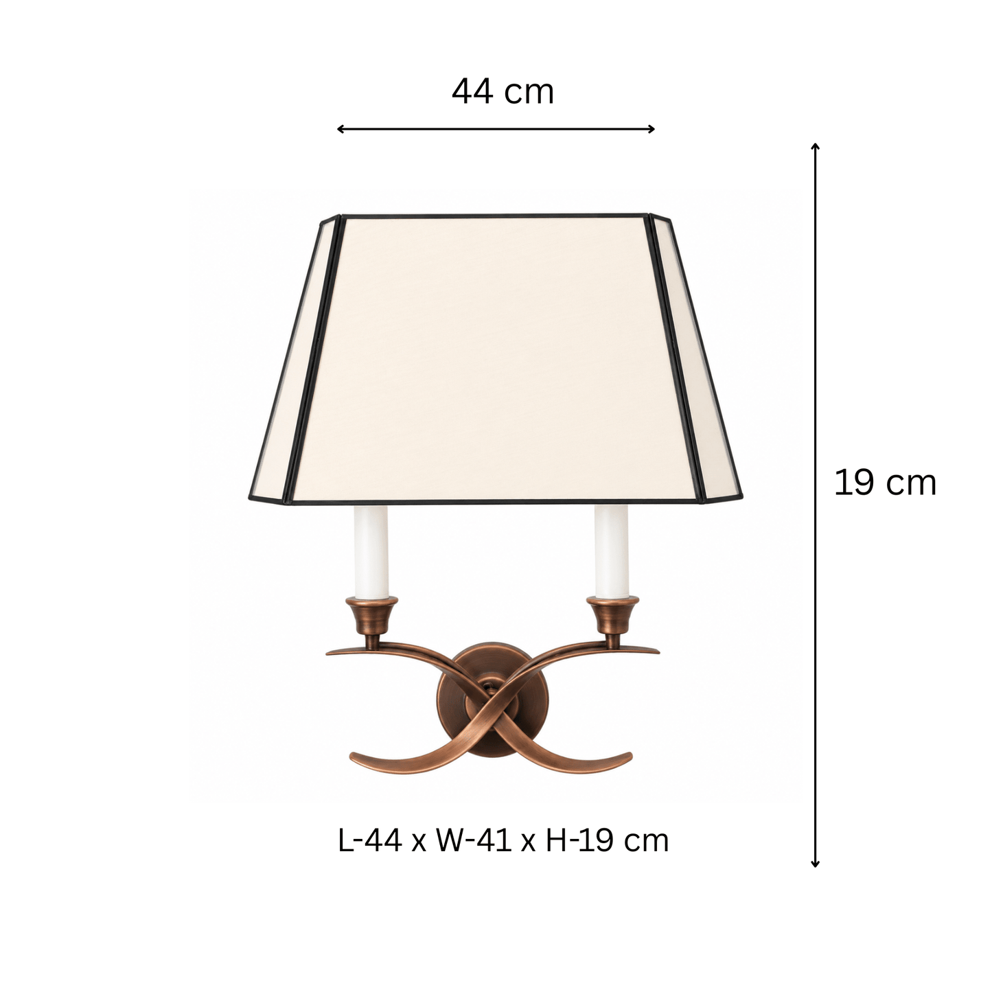 Glass Shade Wall Lamp