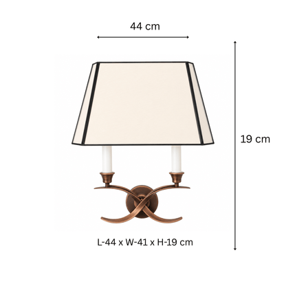 Glass Shade Wall Lamp