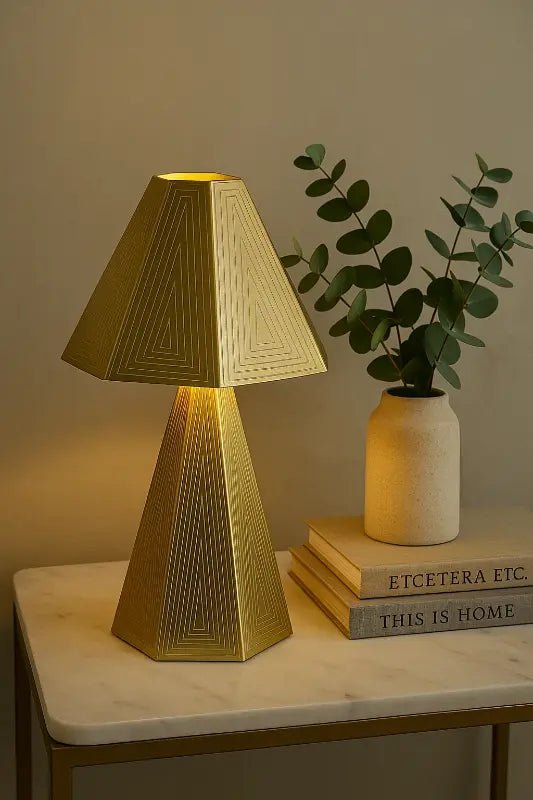 Half Etching Table Lamp