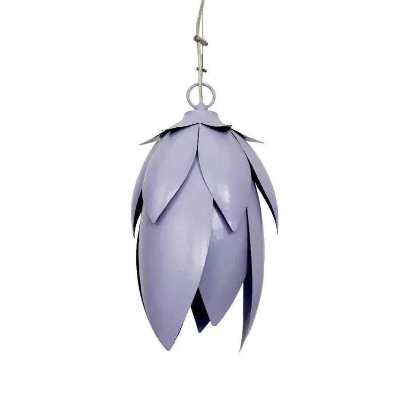 Hammered Leaf Pendant Light
