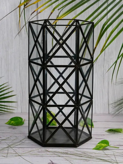 Geometric Candle Holder Stand |Decorative Tealight Candle Holder - LARGE