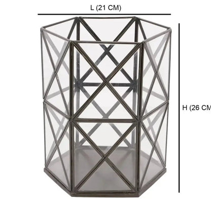 Geometric Candle Holder Stand |Decorative Tealight Candle Holder - LARGE