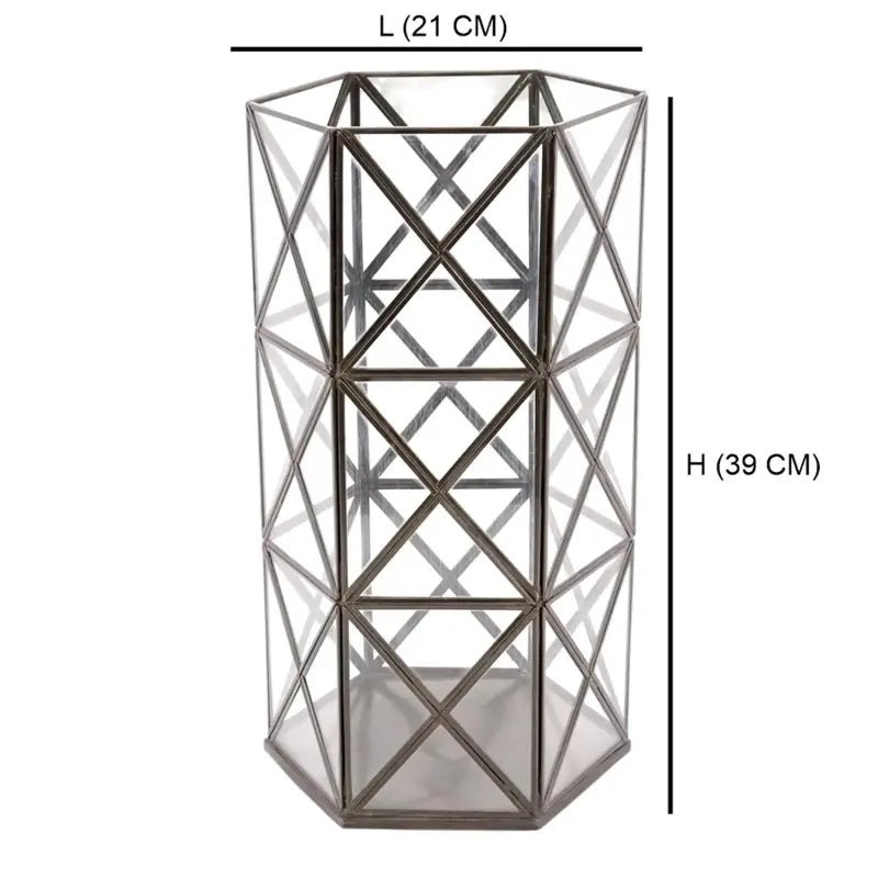 Geometric Candle Holder Stand |Decorative Tealight Candle Holder - LARGE