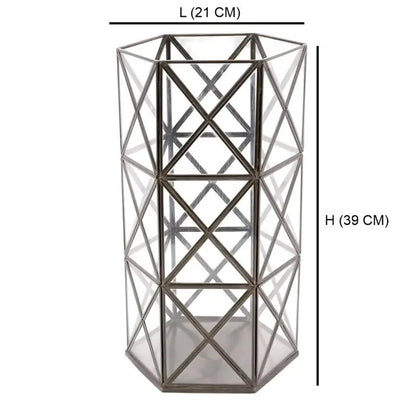 Geometric Candle Holder Stand |Decorative Tealight Candle Holder - LARGE