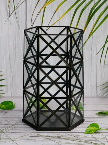 Geometric Candle Holder Stand |Decorative Tealight Candle Holder - LARGE