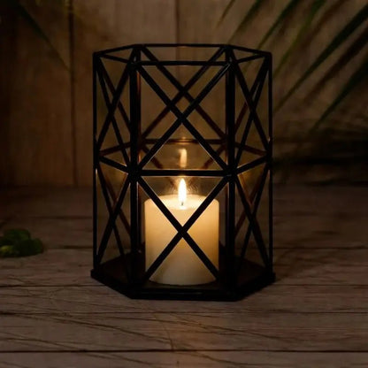 Geometric Candle Holder Stand |Decorative Tealight Candle Holder - MEDIUM