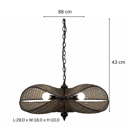 Iron Mesh 5 Lights Chandelier