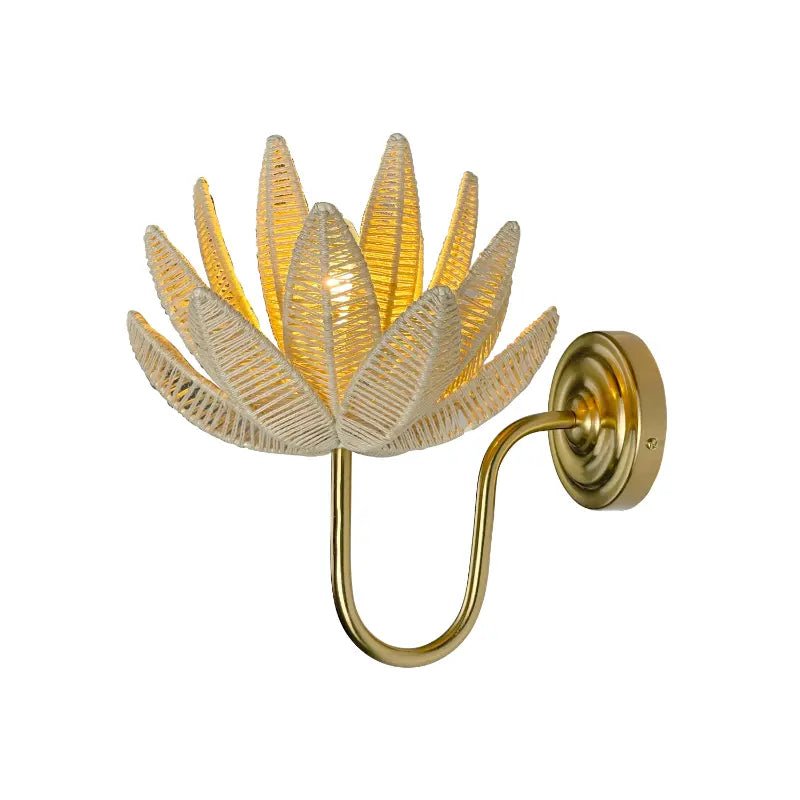 Jute Flower Wall Lamp – ILLUMEA